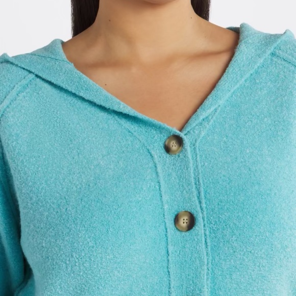 Stitch Fix, Brand Fate. Hooded button up sweater. No tags but never worn. New! - Picture 3 of 3